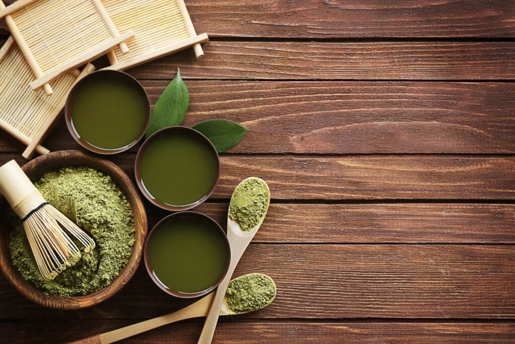 tè verde matcha teanina contro l'ansia