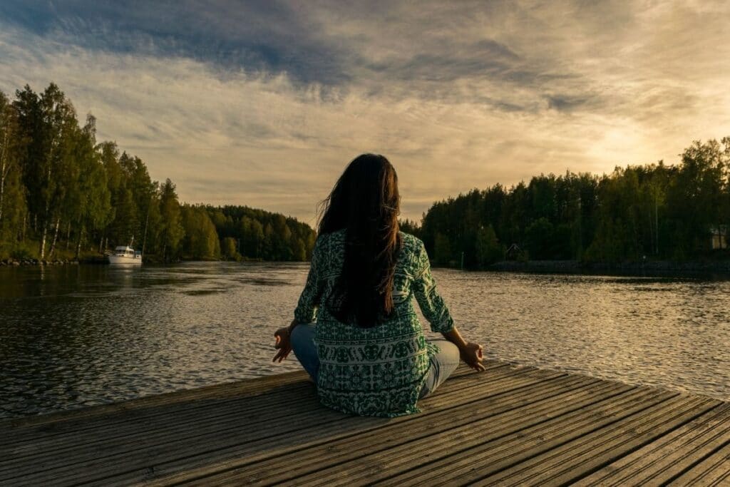 meditazione e vuoto mentale contro l'ansia
