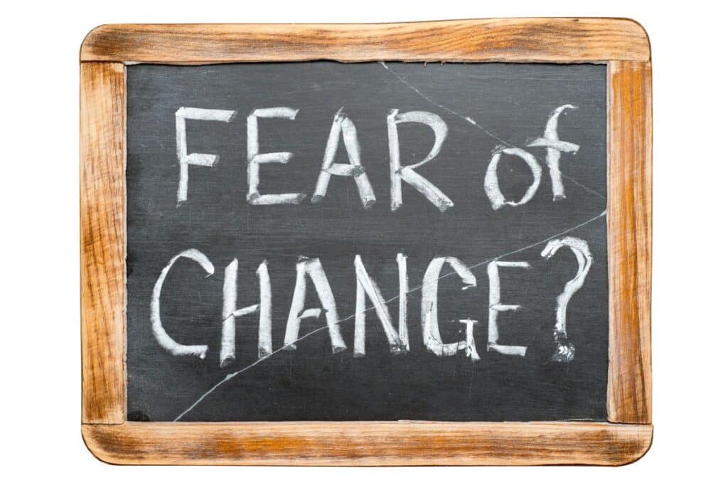 paura e ansia da cambiamento